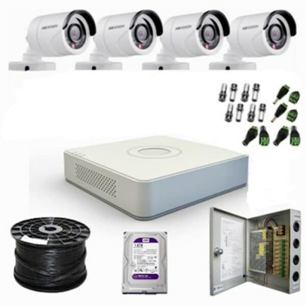 HiLook by Hikvision 720P 4CH DIY Camera