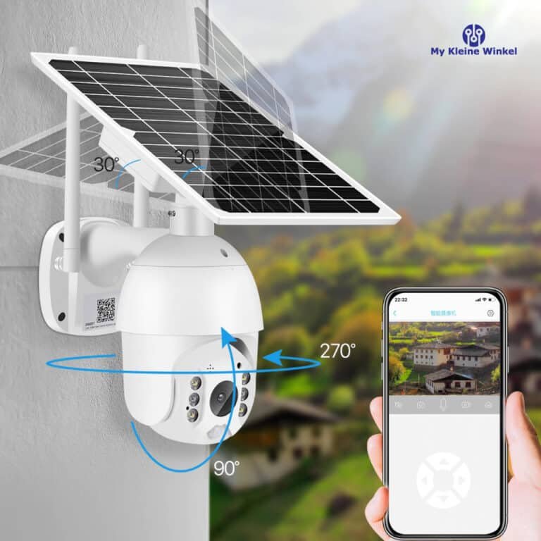 SNO 4G Simcard Solar PTZ Outdoor Camera 1080P 2MP PIR Alarm - My Kleine ...