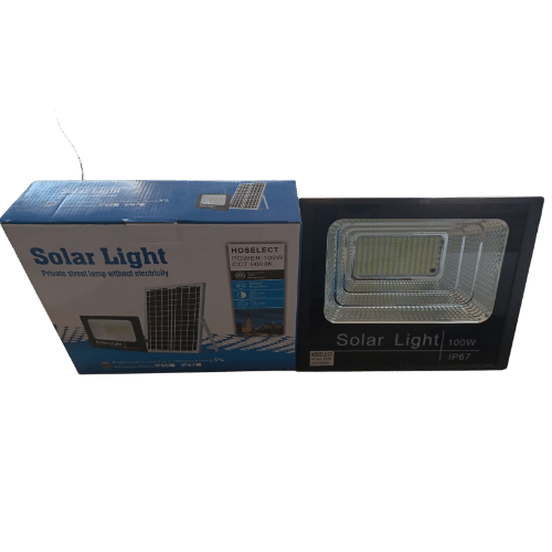 HOSelect 100W Solar Floodlight with Remote