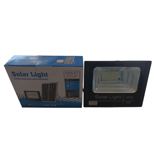 HOSelect 40W Solar Floodlight with Remote