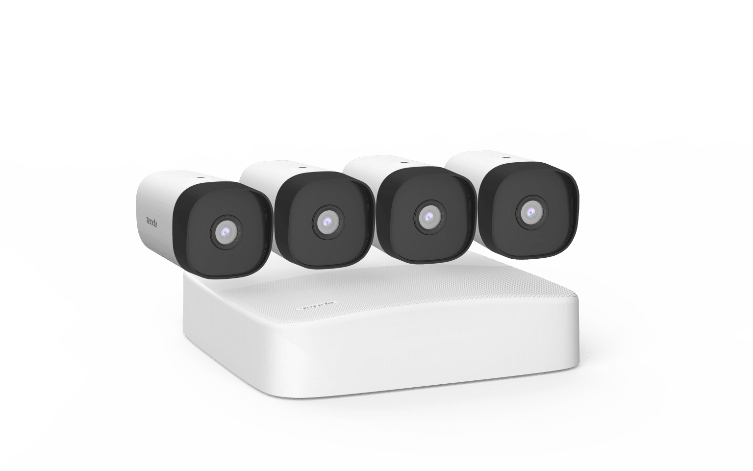Best Tenda 4 Ch POE NVR IP Bullet Camera Kit