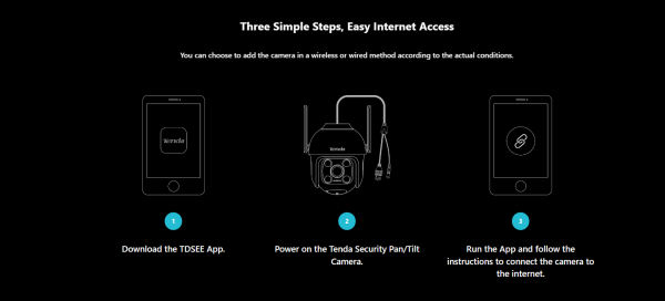 Secure Your Space : TENDA 4MP Outdoor Wi-Fi Pan/Tilt Camera