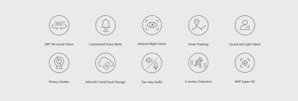Enhanced Surveillance: Tenda 4MP Pan/Tilt Security Camera