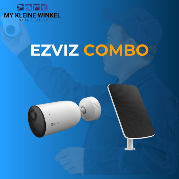 EZVIZ Wi-Fi Battery Powered Camera CB3 2MP 2.8mm Lens 5200mAh with Solar Panel