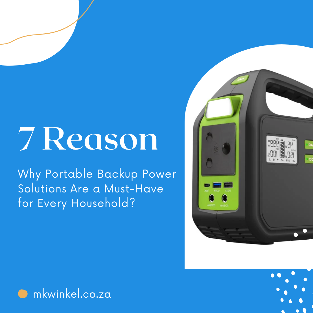 7 Reason Why Portable Backup Power Solutions Are a Must-Have