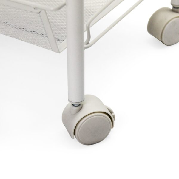 Fine Living Limber 4 Layer Trolley - White