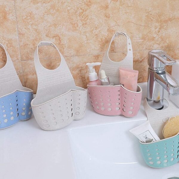 Sink Caddy - Single Speckled Stone White
