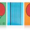 Table Tennis Note Book Set -3pc