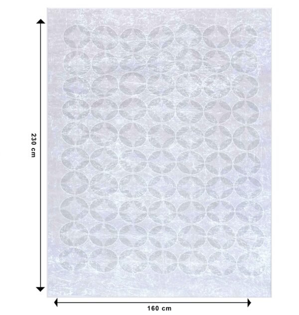 160 x 230 cm Alaska Velvet Print Rug - Fine Living