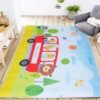My School Bus Crystal Velvet Rug - 150*200cm
