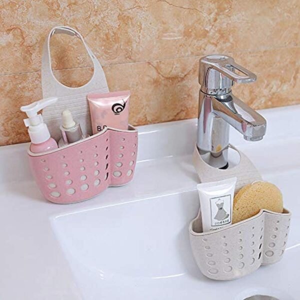 Sink Caddy - Single Speckled Stone White