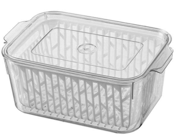 FRESHStore Liquid Drainer Rect Wide Storage