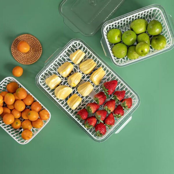 FRESHStore Liquid Drainer Rect Wide Storage