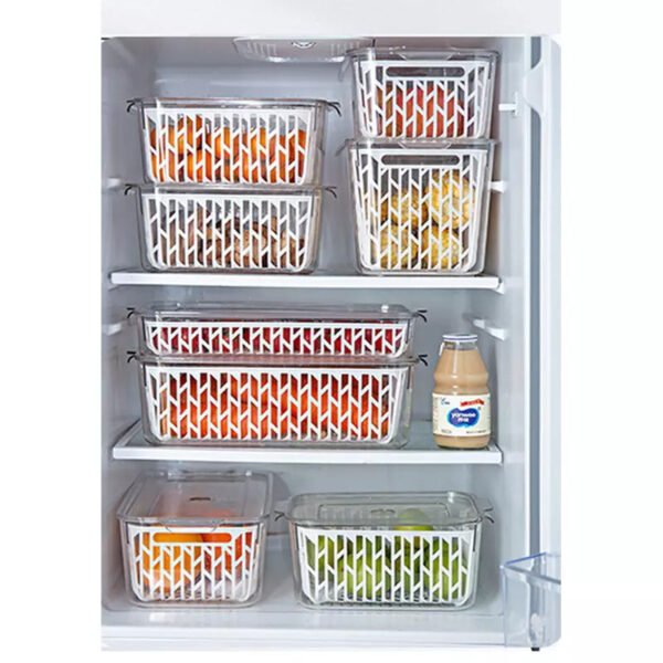 FRESHStore Liquid Drainer Rect Wide Storage