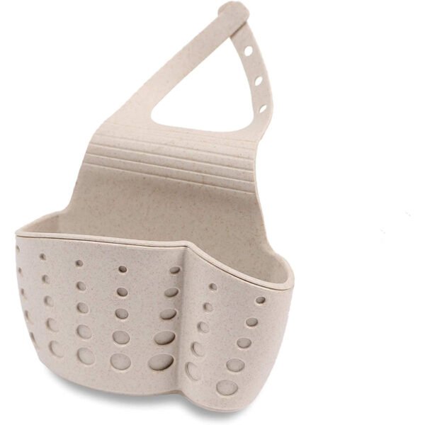 Sink Caddy - Single Speckled Stone White