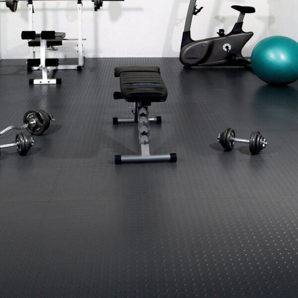 Interlocking Tiles - Black 1 SQUARE