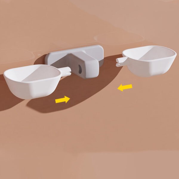 Self Adhesive Double Pet Bowl - Rex