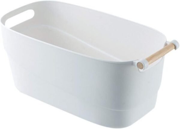 Elegance Storage Basket - White - Fine Living