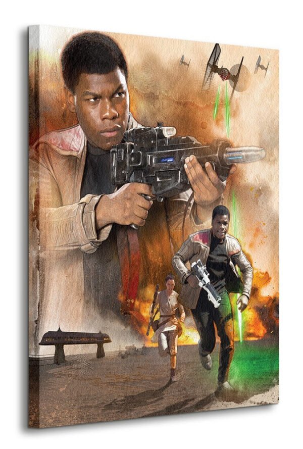 Star Wars: Episode VII - Finn Art | 80x60cm Canvas Print