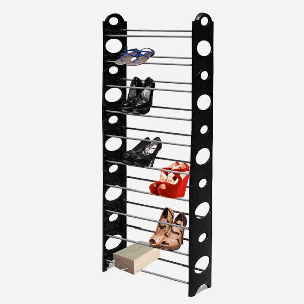 Shoe Rack - 10 Tier -Black