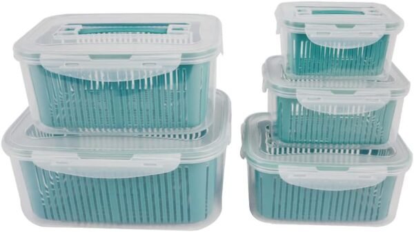 Multifunctional Airtight Drainer Food Storage