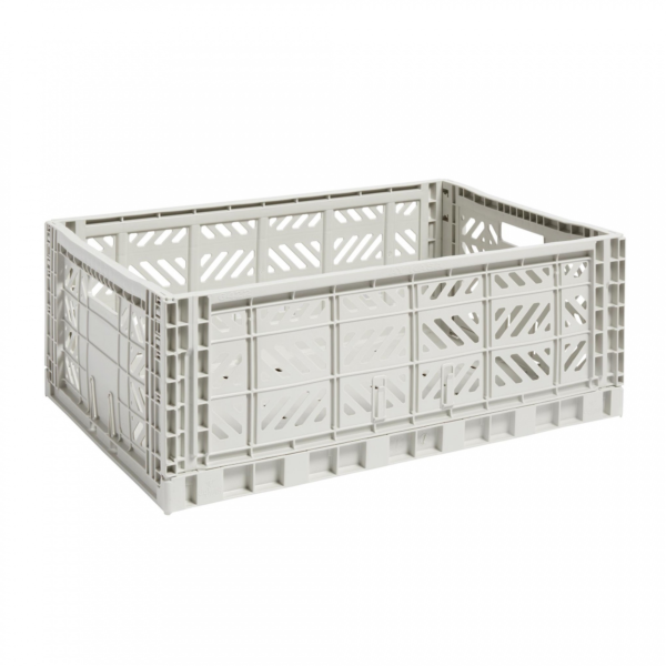 Fine Living Folding Crate Small - Grey