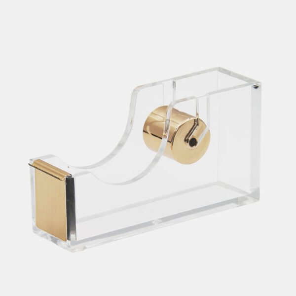 Acrylic Sellotape Holder - Gold