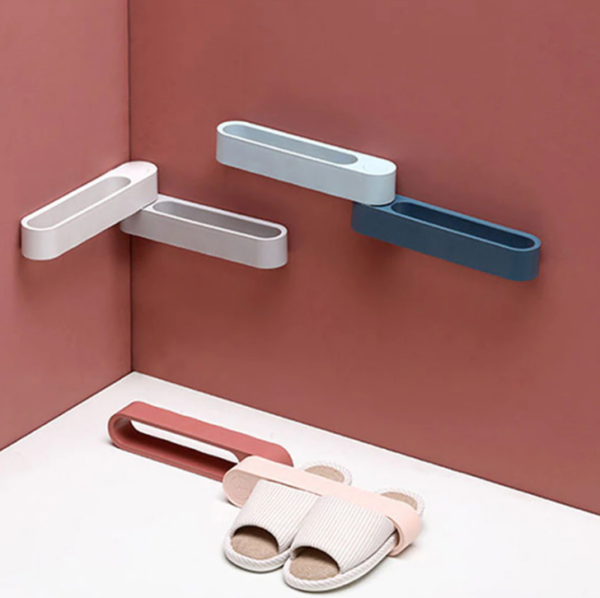 Portable Shoe Storage Bar, Slipper Rack – Compact | Durable | Pink Design