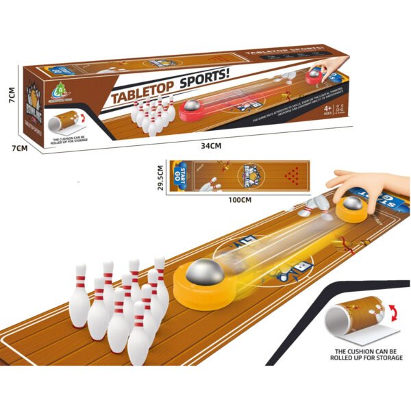 Bowling Game with Nonslip Mat | Strike Fun Anywhere!