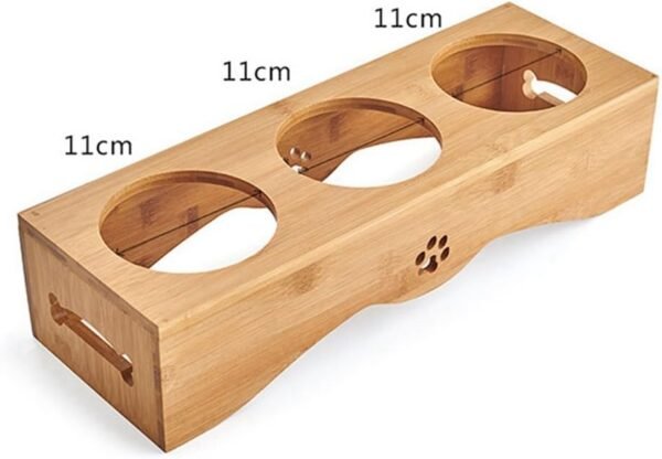 Juno Bamboo Stand Feeding Bowl - Rex