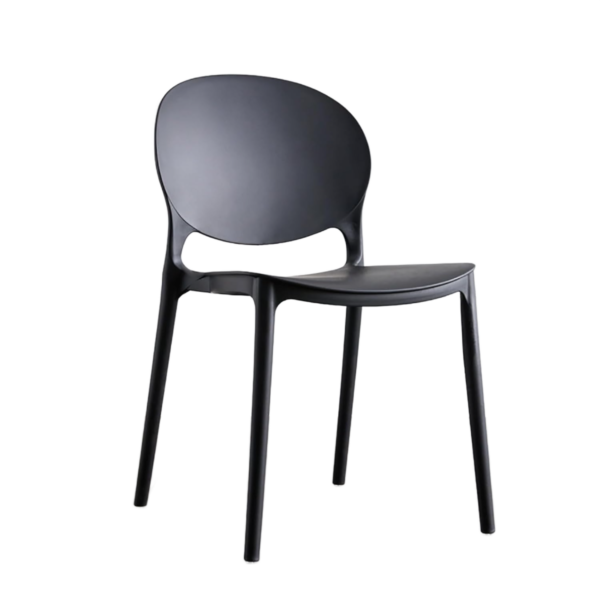 Ariana Cafe Chair - White - Fine Living