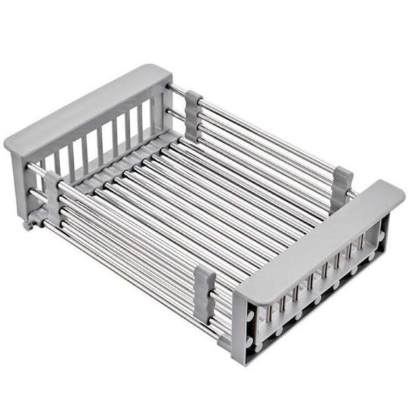 Fine Living - Extended Over Sink Drainer - Grey