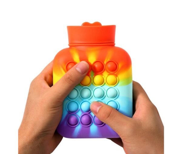 Pop it Hot Water Bottle - Rainbow