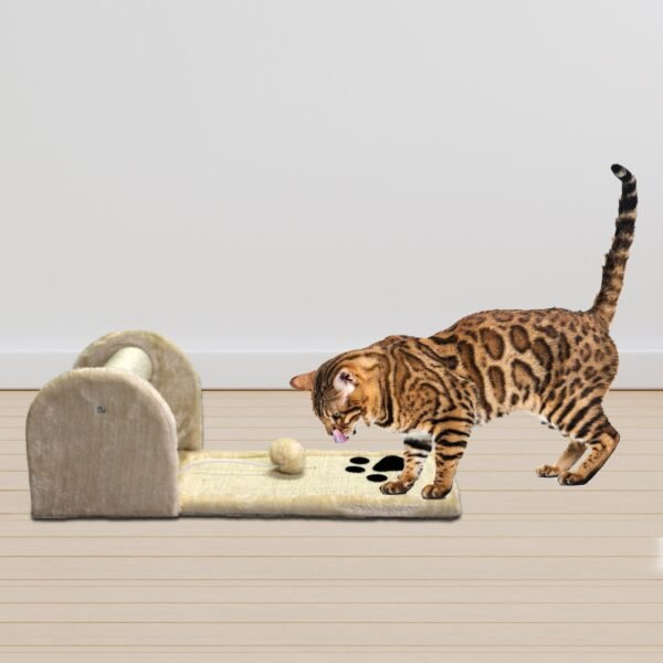Rex-Rolling paw cat scratcher - Beige