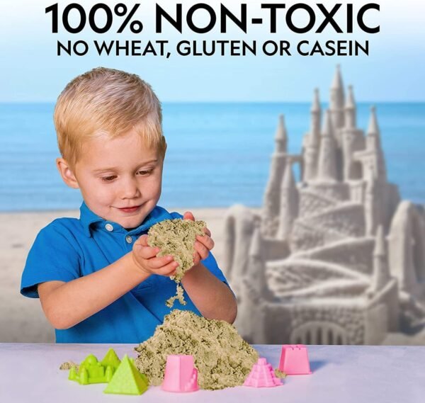 2kg Sensory Sand with Shapes Yellow