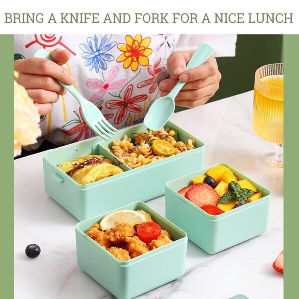 MealStash Lunch Box - Blue/ Yellow - Fine Living