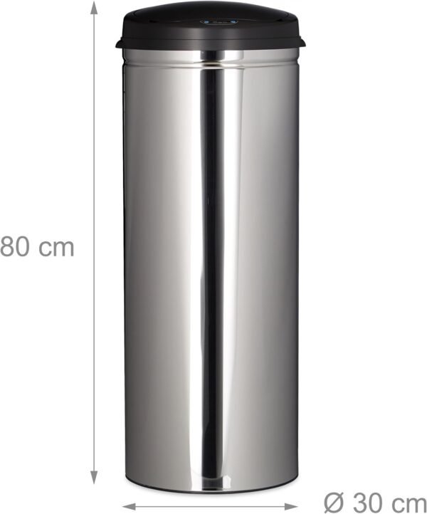 TouchGuard Sensor Trash Bin - Black - 50L - Fine L