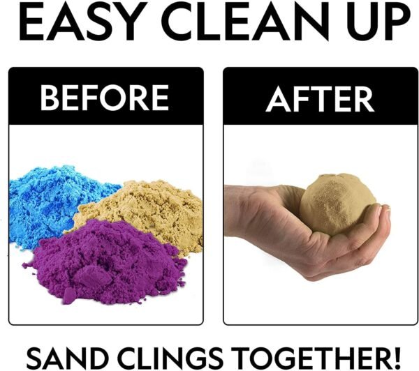 2kg Sensory Sand with Shapes Yellow