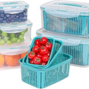 Multifunctional Airtight Drainer Food Storage