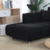 Fine Living L Shape Couch Cover - Black
