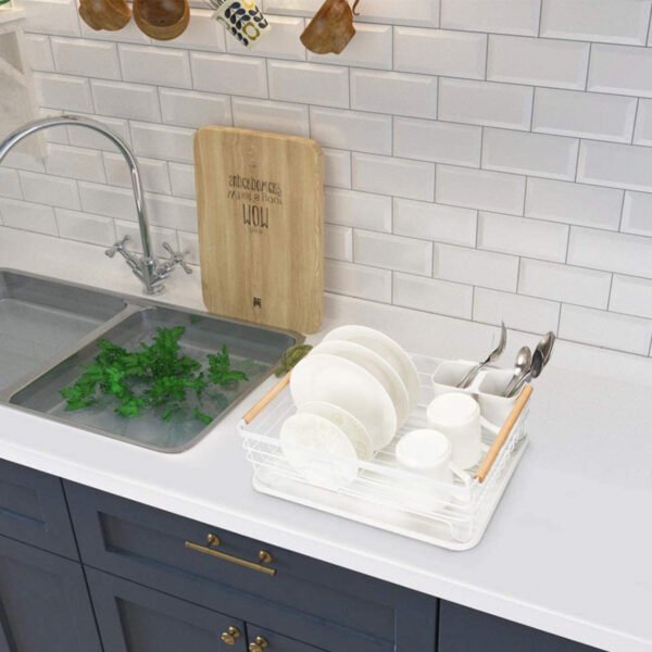 Fine Living MASIMO Dish Rack - Matte White