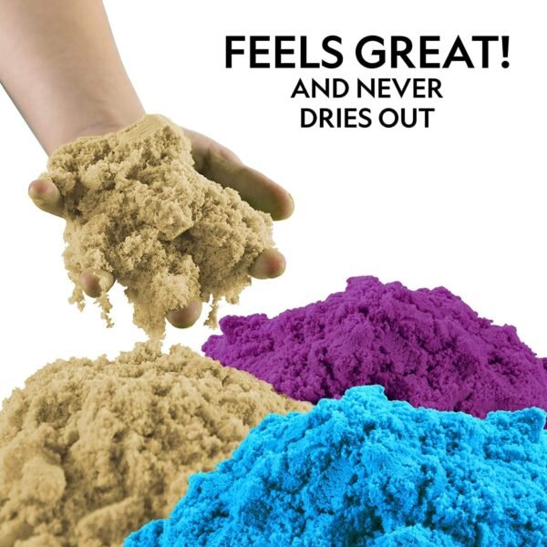 2kg Sensory Sand with Shapes Yellow