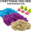 2kg Sensory Sand with Shapes Purple