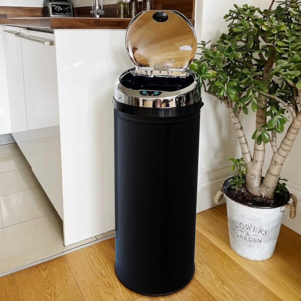 TouchGuard Sensor Trash Bin - Black - 50L - Fine L