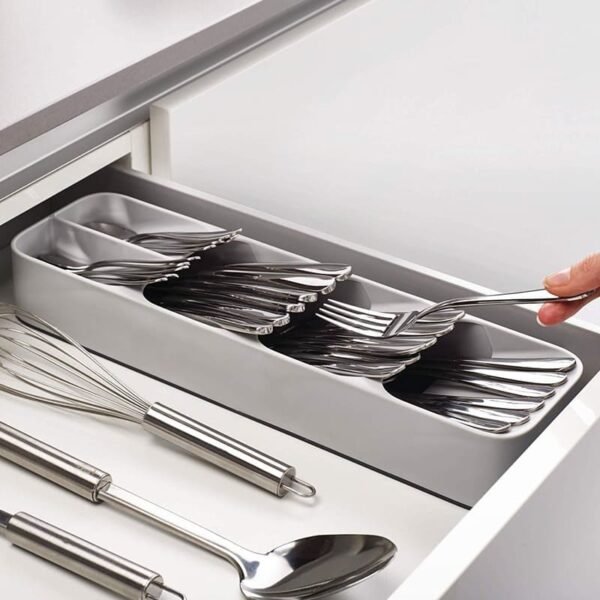 Cutlery Drawer Organiser - Grey
