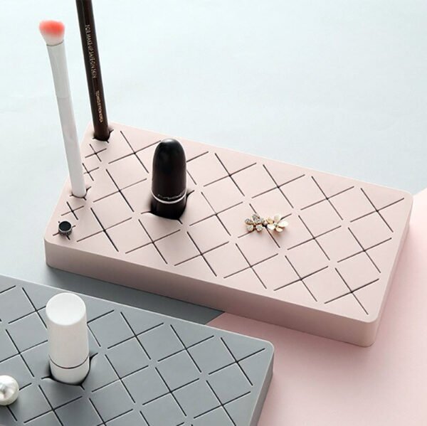 Silicone Cosmetic organizer - Med- Pink