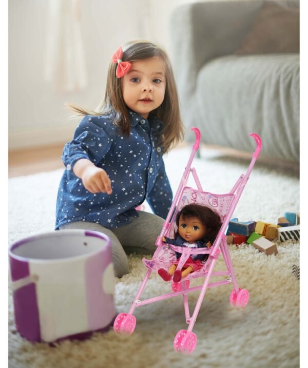 Jeronimo - Dolly Stroller - Pink Teddies