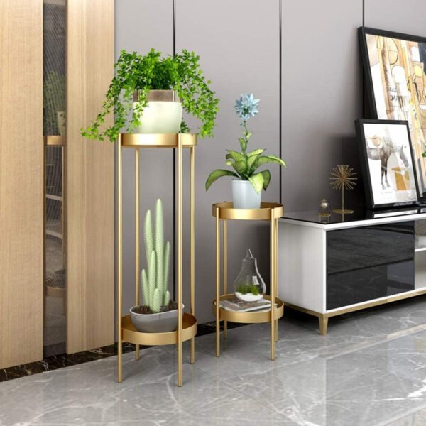 Adelaide Plant Stand - M - Brass