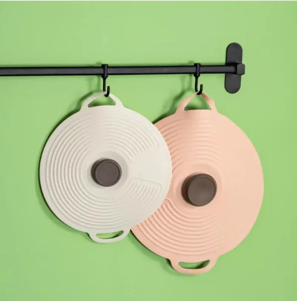 Silicone Pot Cover Spill Stopper Lid - L