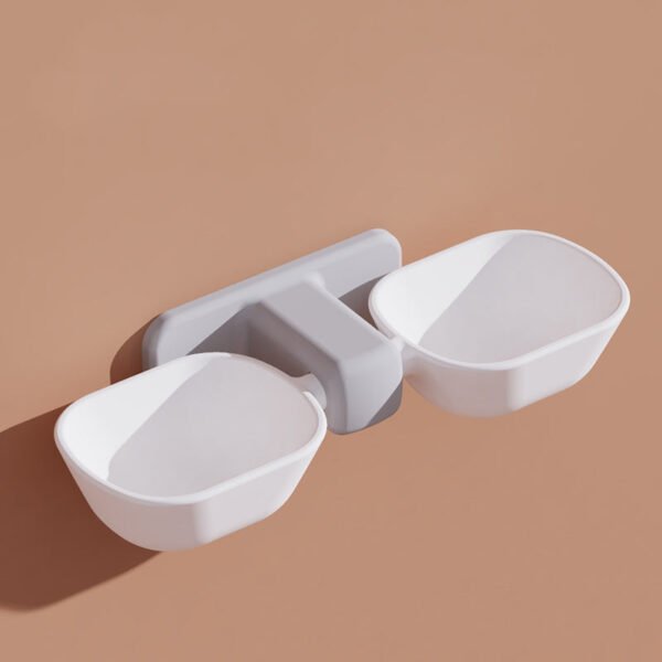 Self Adhesive Double Pet Bowl - Rex